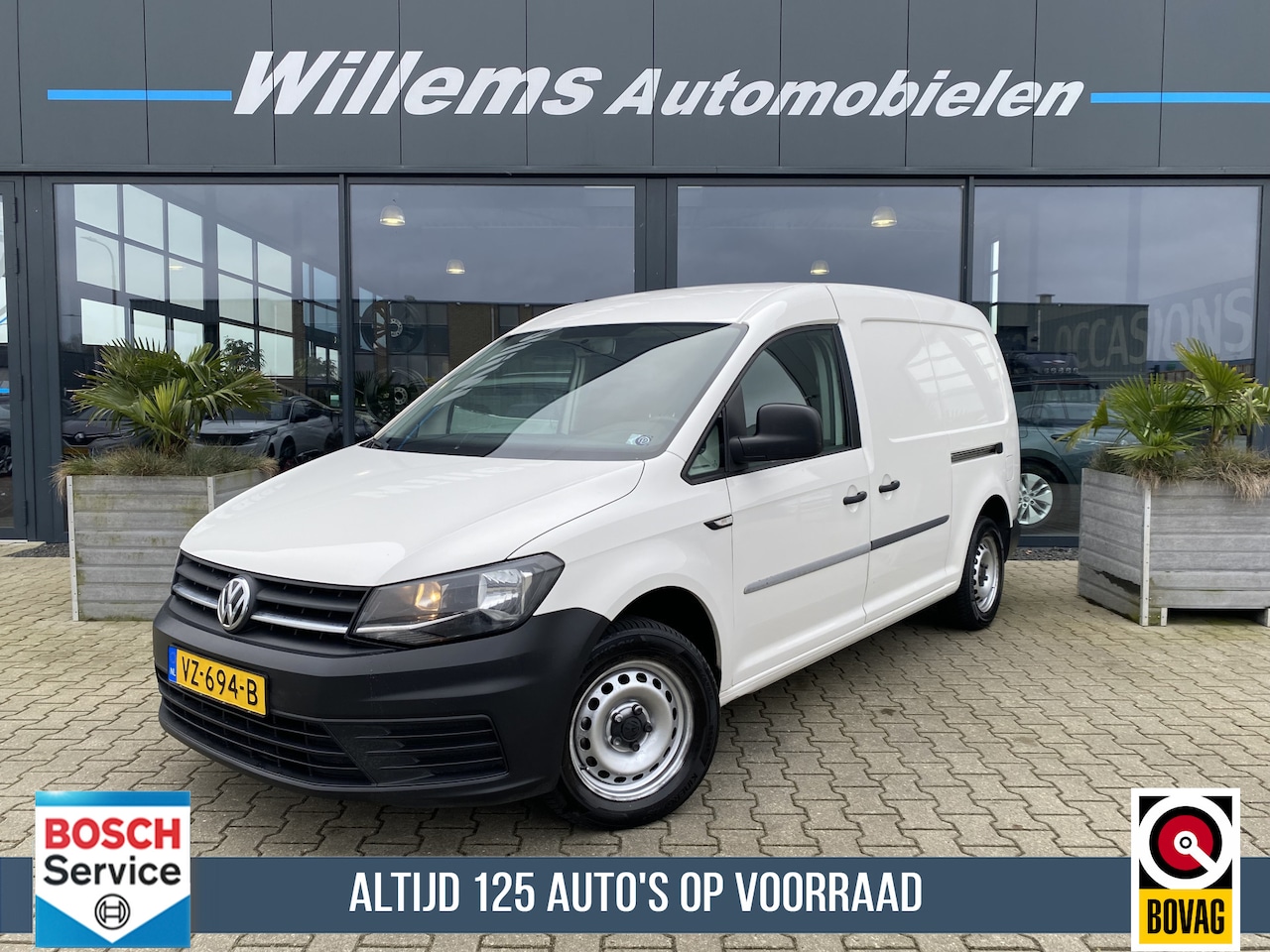 Volkswagen Caddy Maxi - 2.0 TDI L2H1 BMT Trendline Trekhaak , 2 schuifdeuren, Navigatie, Cruise Control - AutoWereld.nl