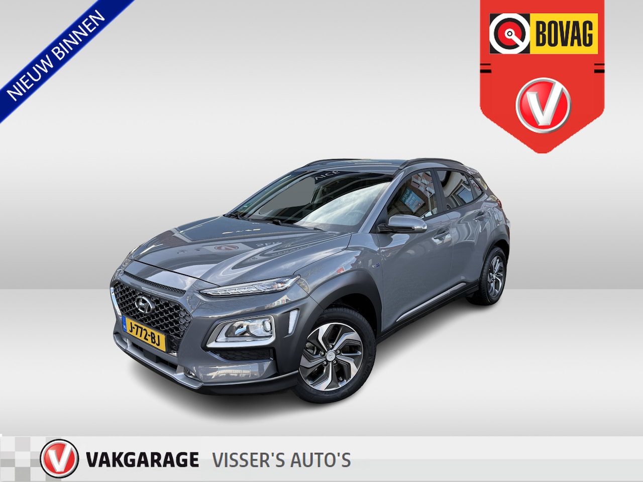 Hyundai Kona - 1.6 GDI HEV Fashion | applecarplay/android auto | 16 inch velgen | - AutoWereld.nl