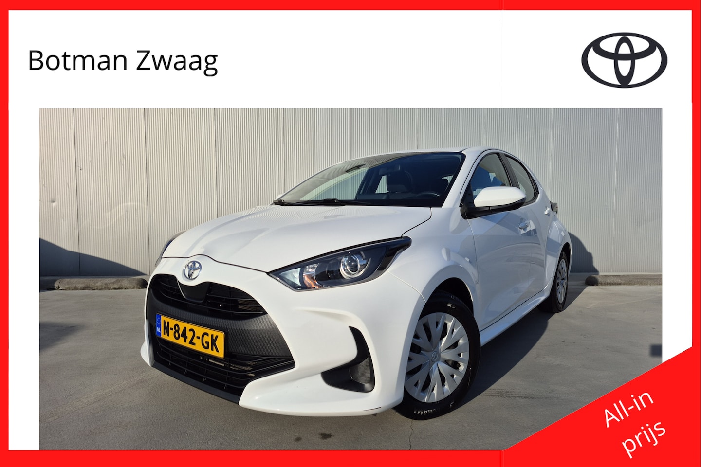 Toyota Yaris - 1.0 VVT-i Active 1.0 VVT-i Active - AutoWereld.nl