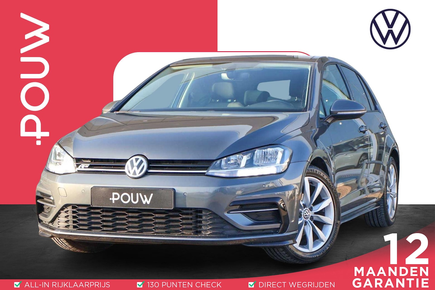 Volkswagen Golf - 1.0 TSI 110pk Comfortline R-line | Trekhaak | Navigatie | Adaptive Cruise | PDC - AutoWereld.nl