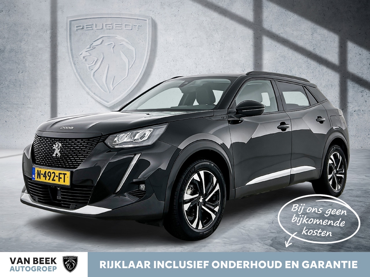 Peugeot e-2008 - EV Allure Pack 50 kWh | Rijklaar | Stoelverwarming | 360 camera | navigatie - AutoWereld.nl