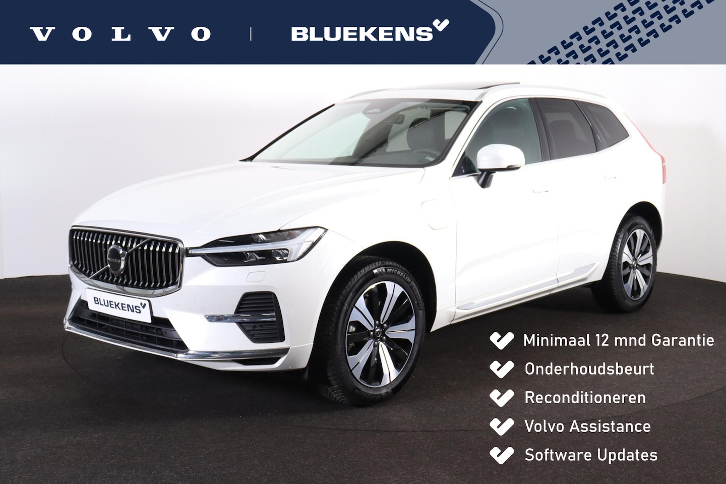 Volvo XC60 - T6 Recharge AWD Plus Bright - Panorama/schuifdak - IntelliSafe Assist & Surround - Harman/ - AutoWereld.nl