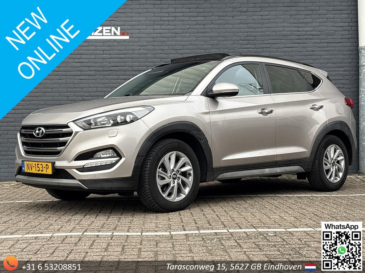 Hyundai Tucson - 1.7 CRDi Premium | Pano | Stoel/stuurverwarming | Leder | Climate | Cruise | Navi | Camera - AutoWereld.nl