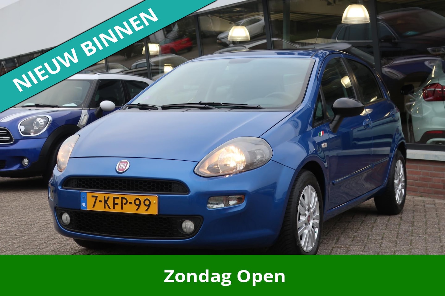 Fiat Punto Evo - 0.9 TwinAir 1e EIG_CLIMA_CRUIS_OPENDAK_LMV_NAP. - AutoWereld.nl
