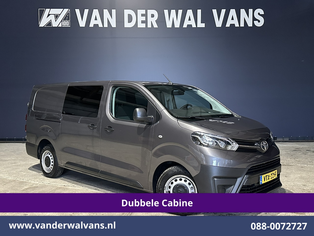 Toyota ProAce Worker - 2.0 D-4D 145pk L3H1 Dubbele Cabine Euro6 Airco | 6-Zits | Navigatie | Apple Carplay | Crui - AutoWereld.nl