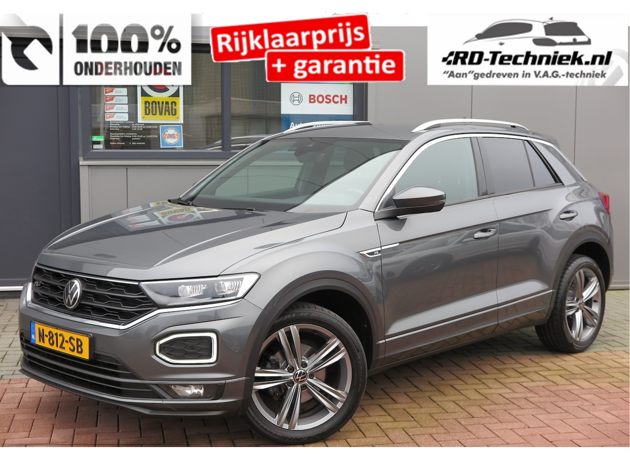 Volkswagen T-Roc - 1.5 TSI 150pk DSG Business R-Line Sport Led, Camera , PDC , Virtual cockpit, Navi , Carpla - AutoWereld.nl