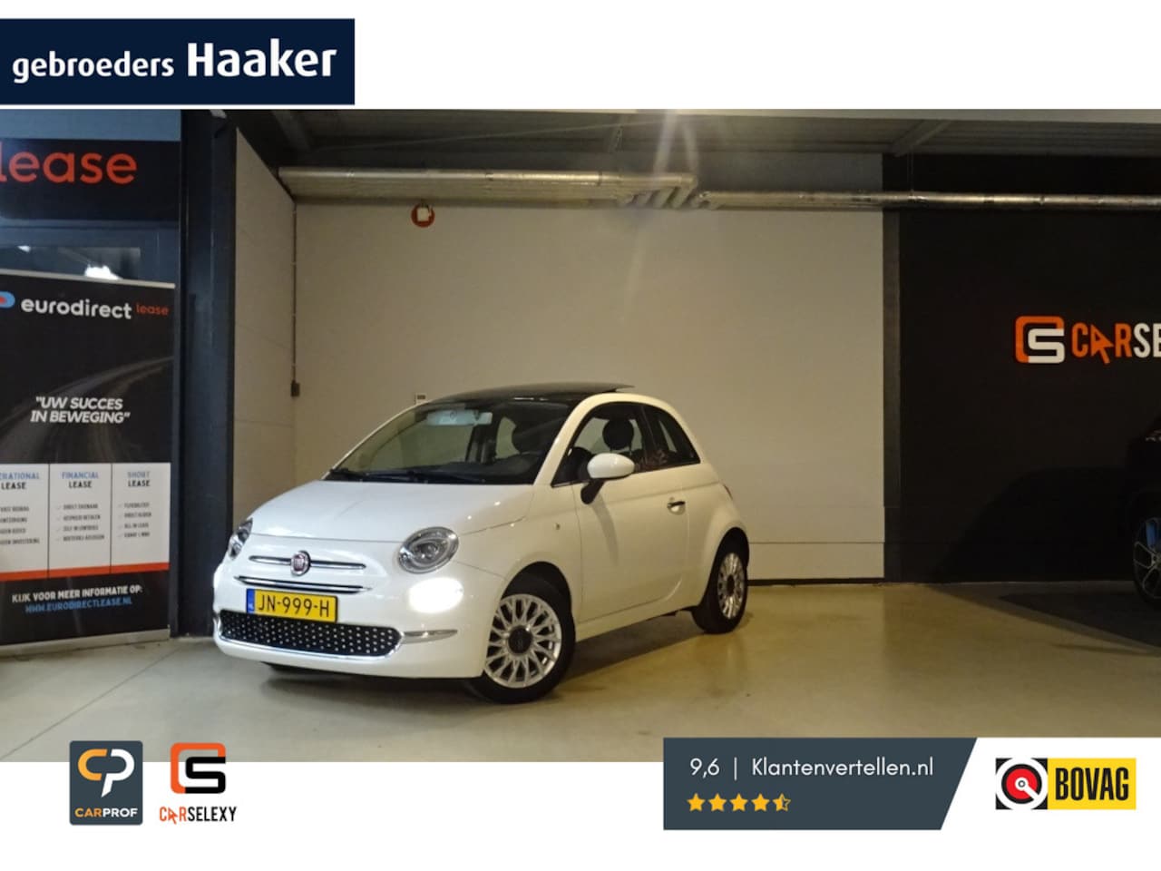 Fiat 500 - 0.9 TwinAir T Holiday * Open dak * Lederen bekleding - AutoWereld.nl