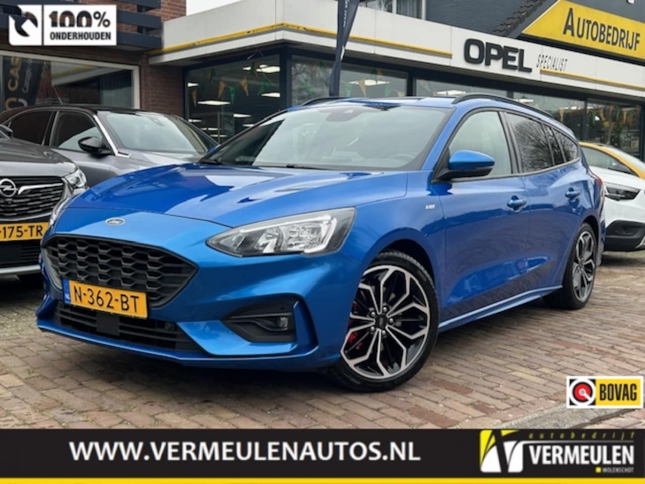 Ford Focus Wagon - 1.0 EcoBoost Hybrid 125PK ST Line X Business + 18"/ Navi/ Clima/ Cruise/ Full-LED/ Camera/ - AutoWereld.nl