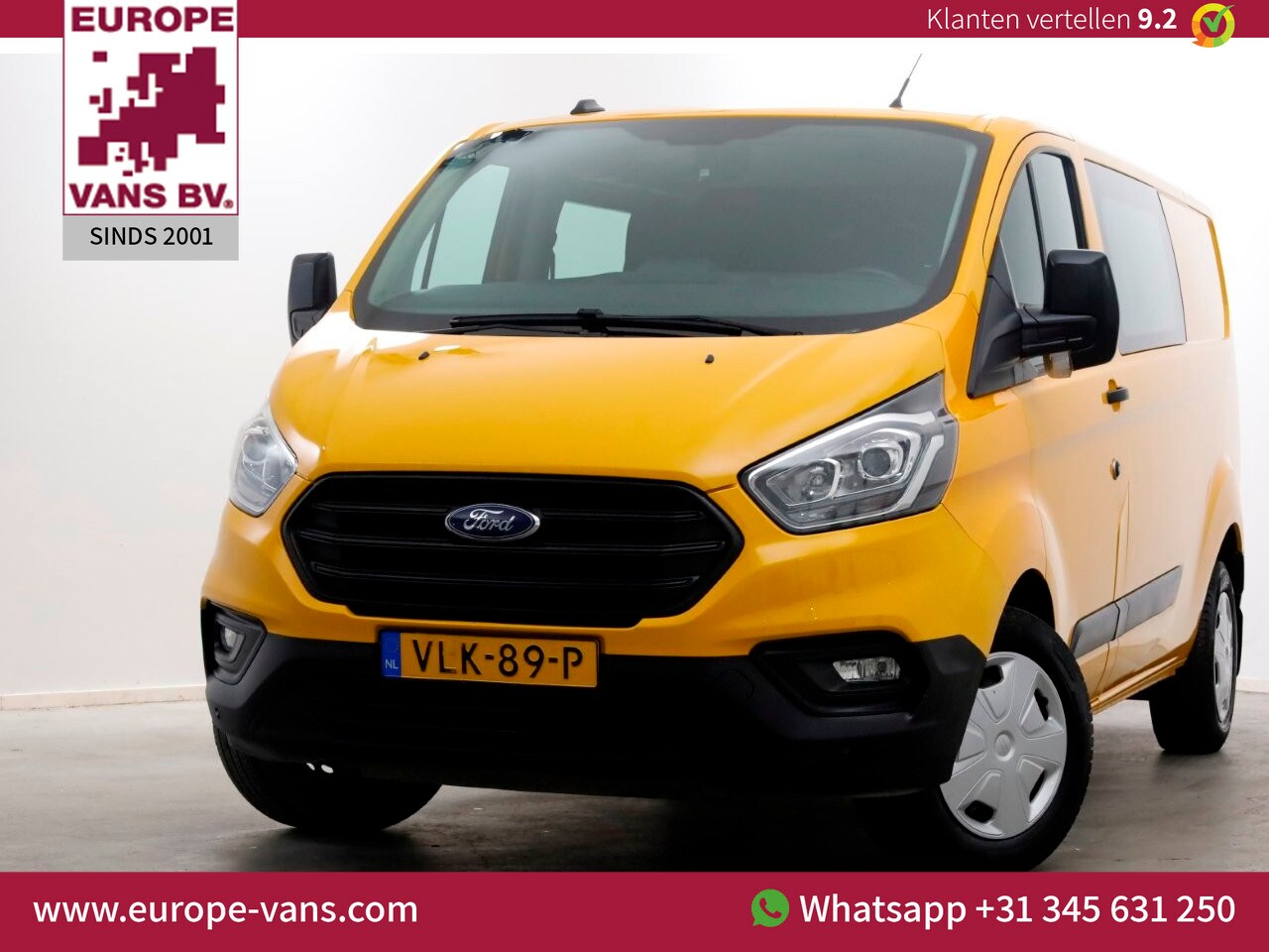 Ford Transit Custom - 340 2.0 TDCI 130pk L2H1 Trend D.C. Camera/Trekhaak 2800kg 09-2021 - AutoWereld.nl