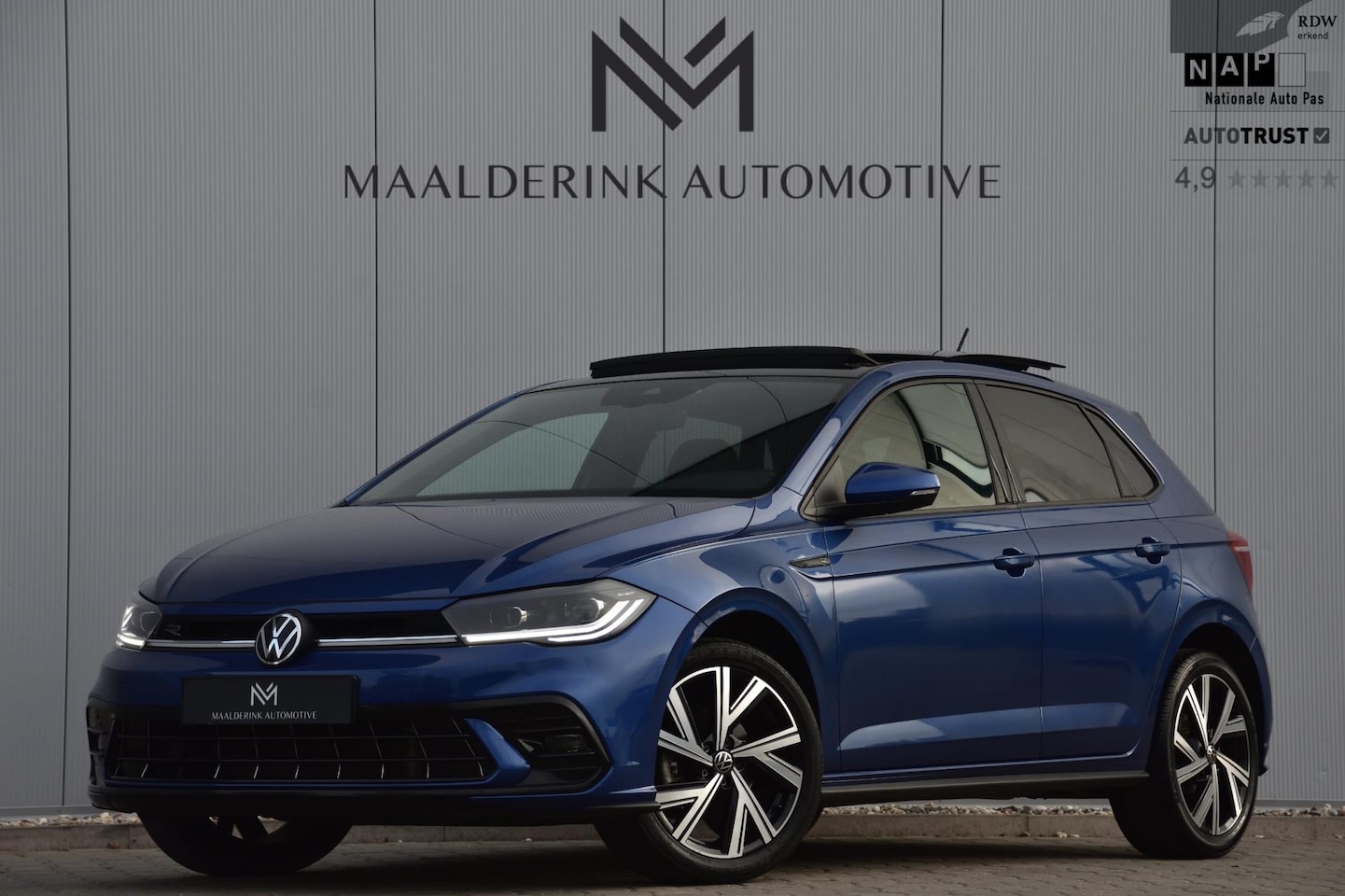Volkswagen Polo - 1.0 TSI 110pk Automaat R-Line 3x, Panodak, IQ Light, Keyless, Navi, App-Connect - AutoWereld.nl