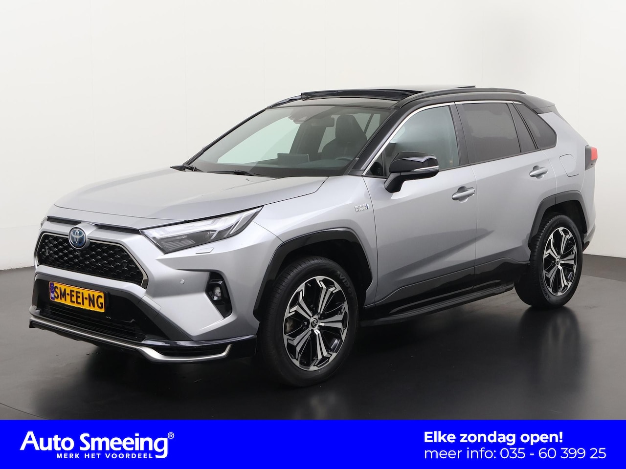 Toyota RAV4 - 2.5 Plug-in Hybrid AWD Bi-Tone Plus | Panoramadak | Leder | Head Up | PHEV | Zondag Open! - AutoWereld.nl