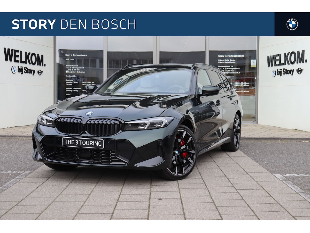 BMW 3-serie Touring - 330e High Executive M Sport Automaat / Panoramadak / Trekhaak / Sportstoelen / Adaptieve L - AutoWereld.nl