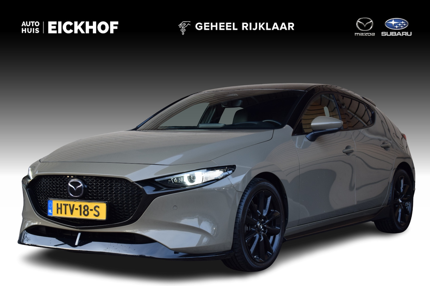 Mazda 3 - 2.5 e-SkyActiv-G M Hybrid 140 Takumi - Aero Pack - Black Edition - AutoWereld.nl