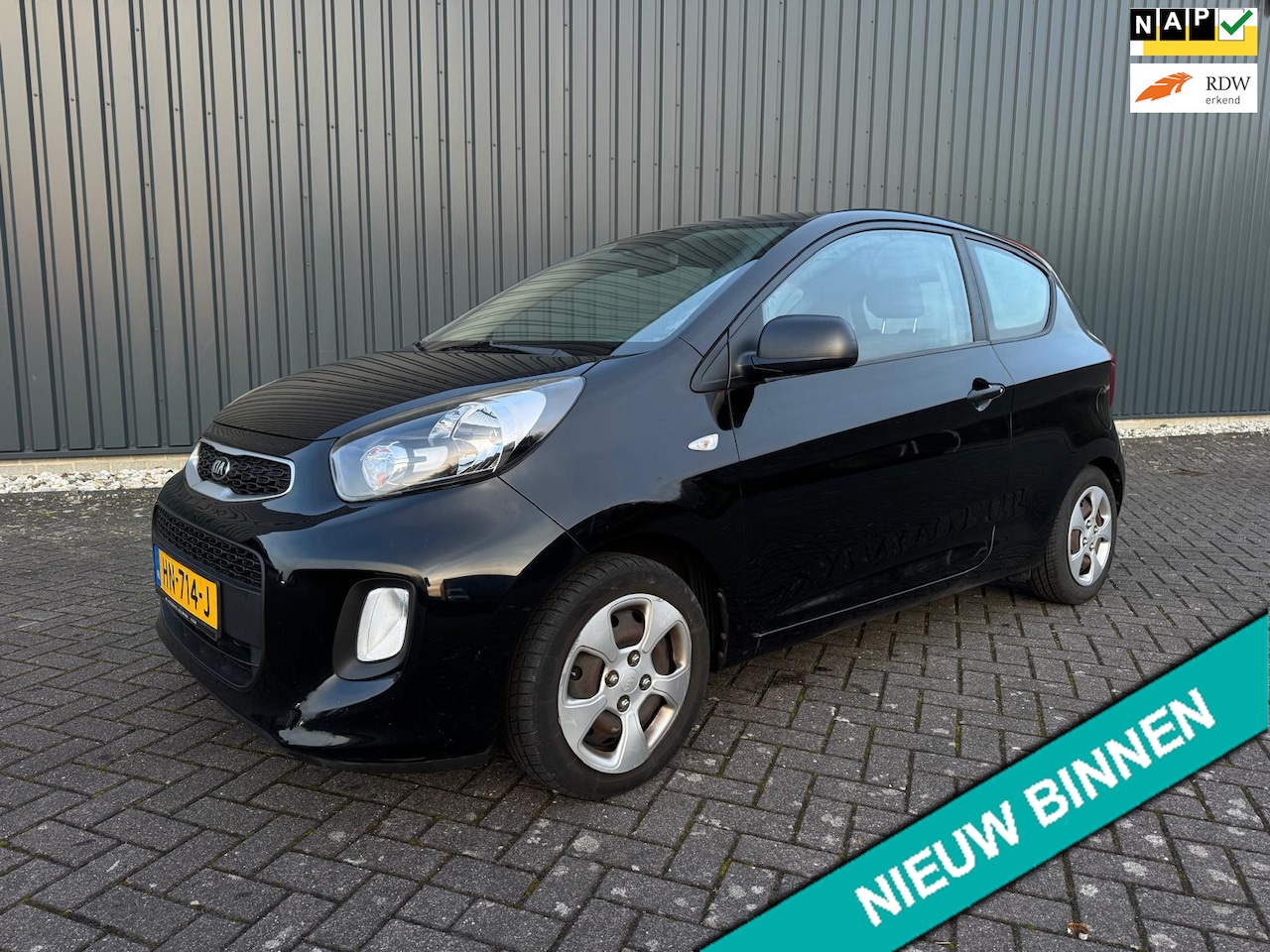 Kia Picanto - 1.0 CVVT EconomyLine 1.0 CVVT EconomyLine ( KM NAP + STUURBEKRACHTIGING ) - AutoWereld.nl