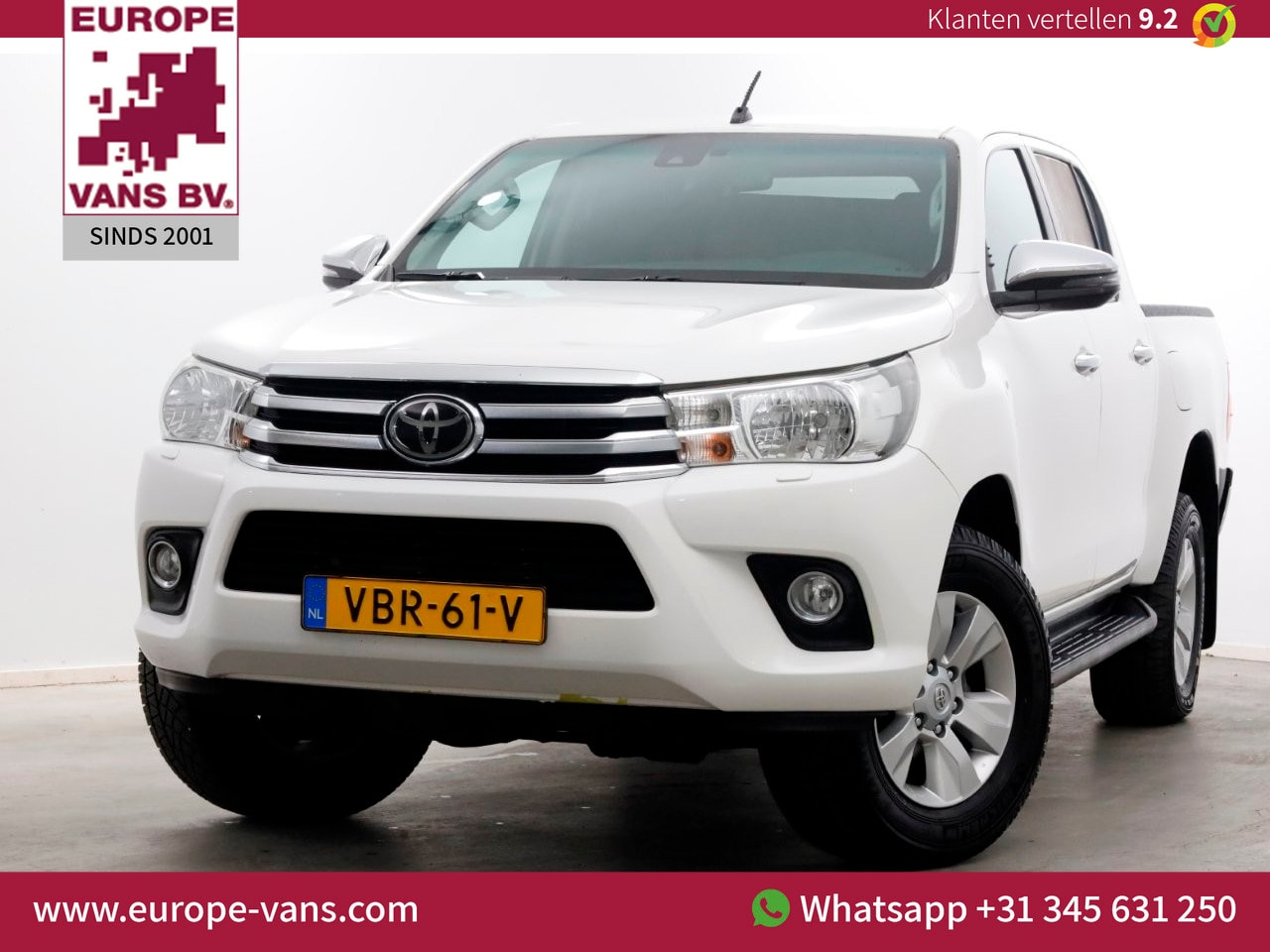 Toyota HiLux - 2.4 D-4D-F 150pk E6 4WD 4x4 Double Cab Automaat 2/5-Persoons 08-2019 - AutoWereld.nl
