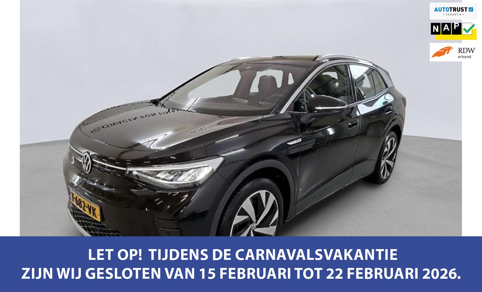 Volkswagen ID.4 - Pro Business 77 kWh Pro Business 77 kWh, 360 camera, sfeerverl, SOH 98 procent, elect trekhaak, 1 e eigenaar, - AutoWereld.nl