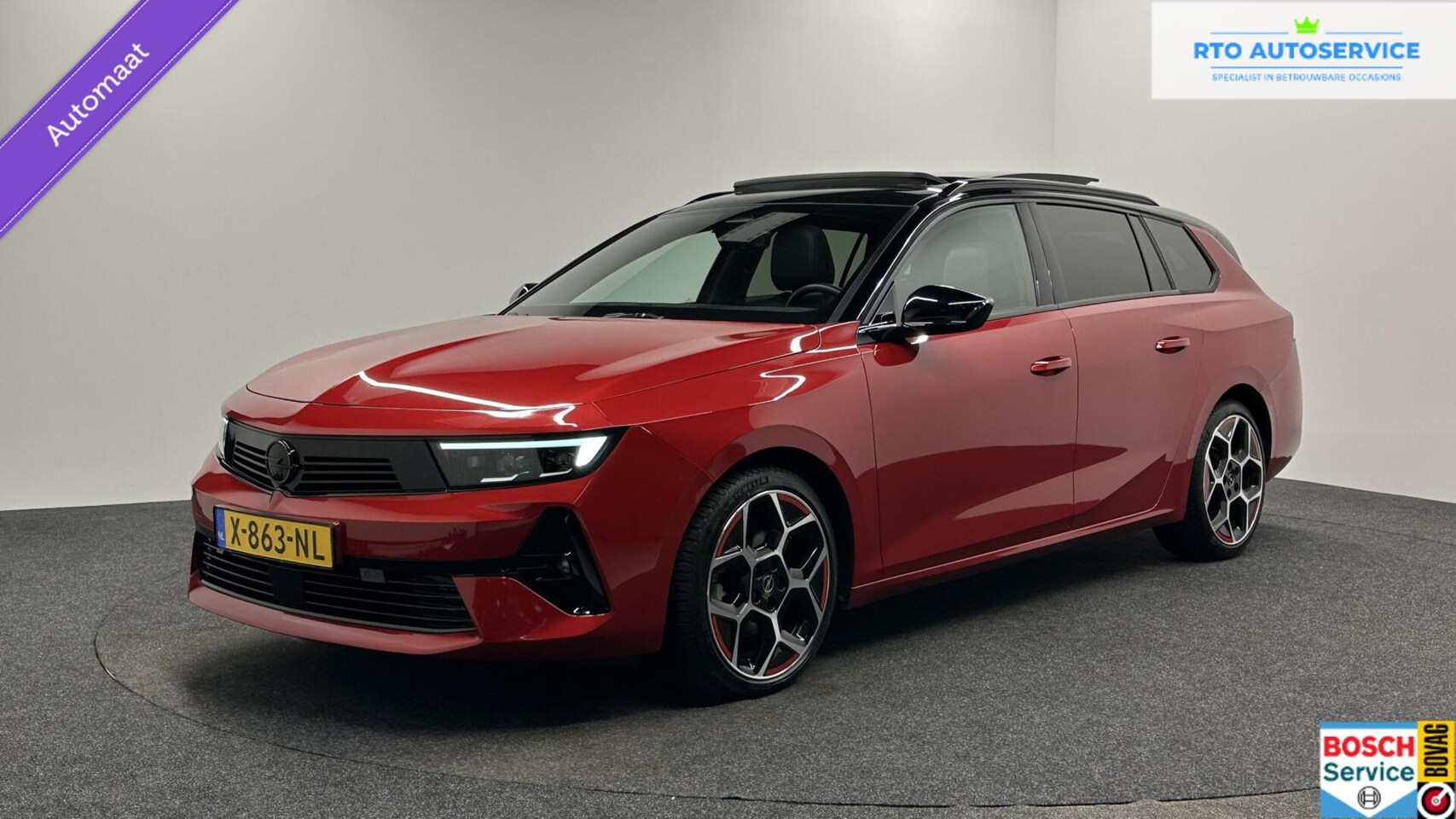 Opel Astra Sports Tourer - 1.2 Level 4 GS LINE PANO CAMERA CARPLAY NAVI LM. - AutoWereld.nl