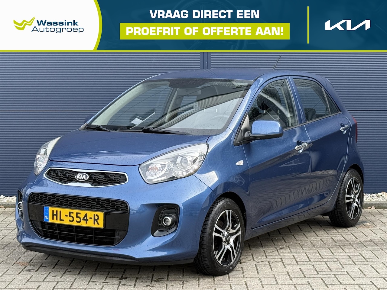 Kia Picanto - 1.0 CVVT 69 PK ECO Dynamics ColorLine | Climate control | Cruise control | Elektrische ram - AutoWereld.nl
