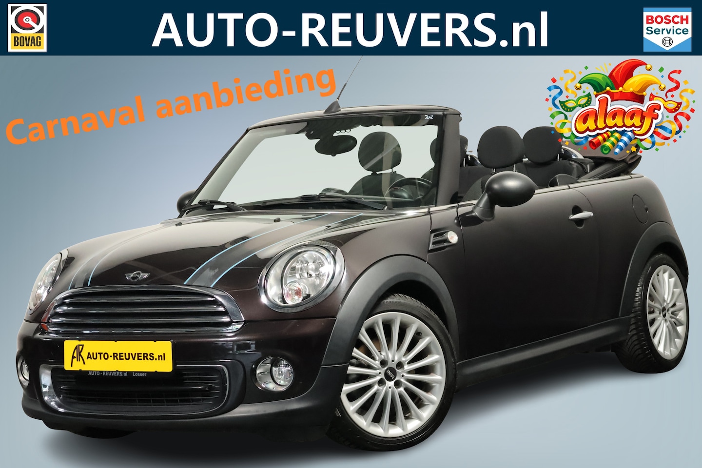 MINI Cabrio - Mini 1.6 Cooper / Cruise control / Clima / Stoelverwarming / Allseason banden - AutoWereld.nl