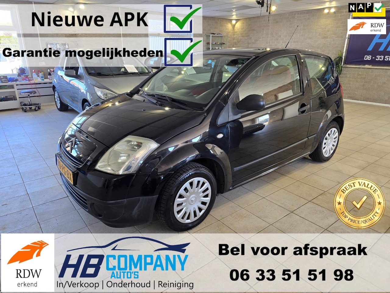 Citroën C2 - 1.1i Ligne Prestige | Airco | Nieuwe APK | NAP - AutoWereld.nl