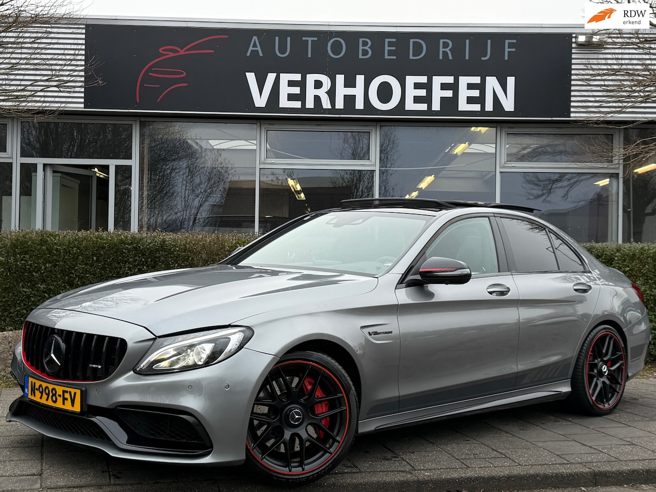 Mercedes-Benz C-klasse - AMG 63S - FULL OPTION - EDITION 1 - HEAD-UP - LANE ASSIST / ADAPT - PANO - KUIPSTOELEN - B - AutoWereld.nl