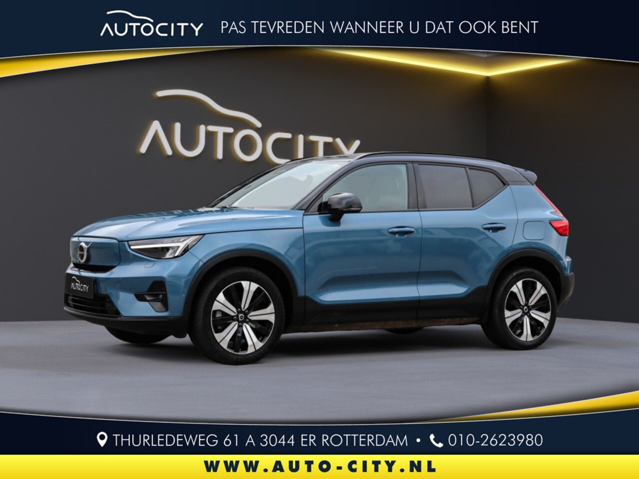Volvo XC40 - Ultimate Recharge Pure Electric AWD 408pk Pano l Memory l H&K l - AutoWereld.nl