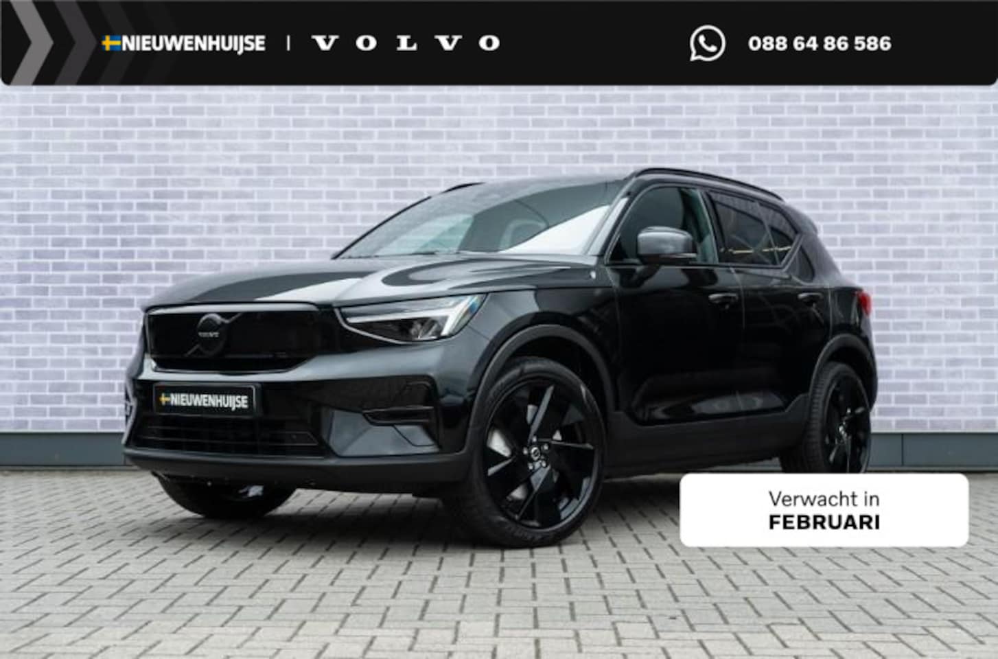 Volvo EX40 - Single Motor Extended Range Plus Black Edition Europa | Getint Glas | Snel Leverbaar - AutoWereld.nl