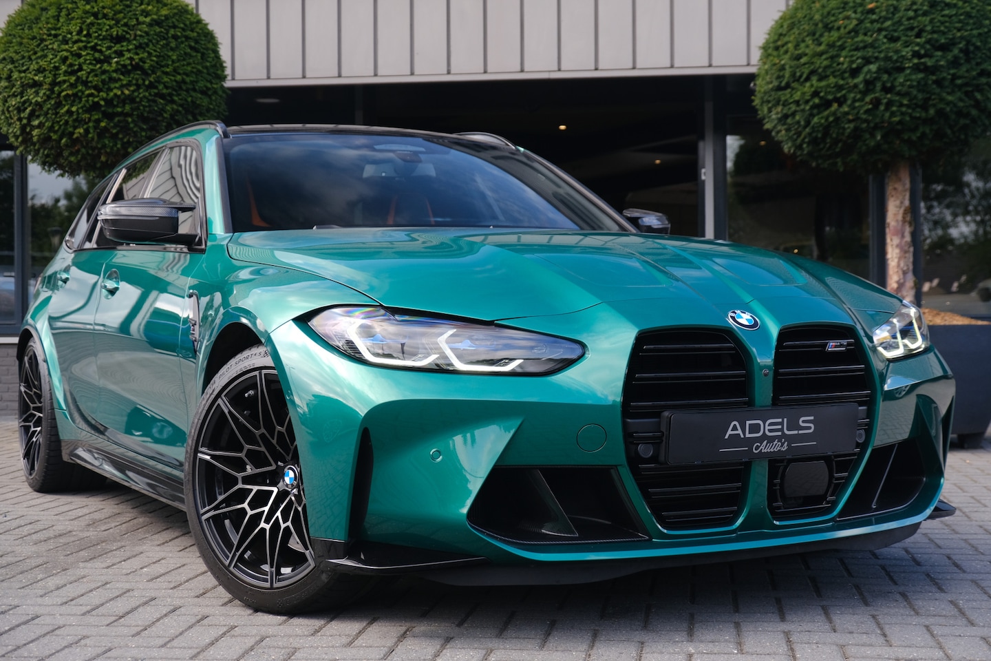 BMW 3-serie Touring - M3 xDrive Competition Schaalstoelen Carbon Isle of Man Green - AutoWereld.nl