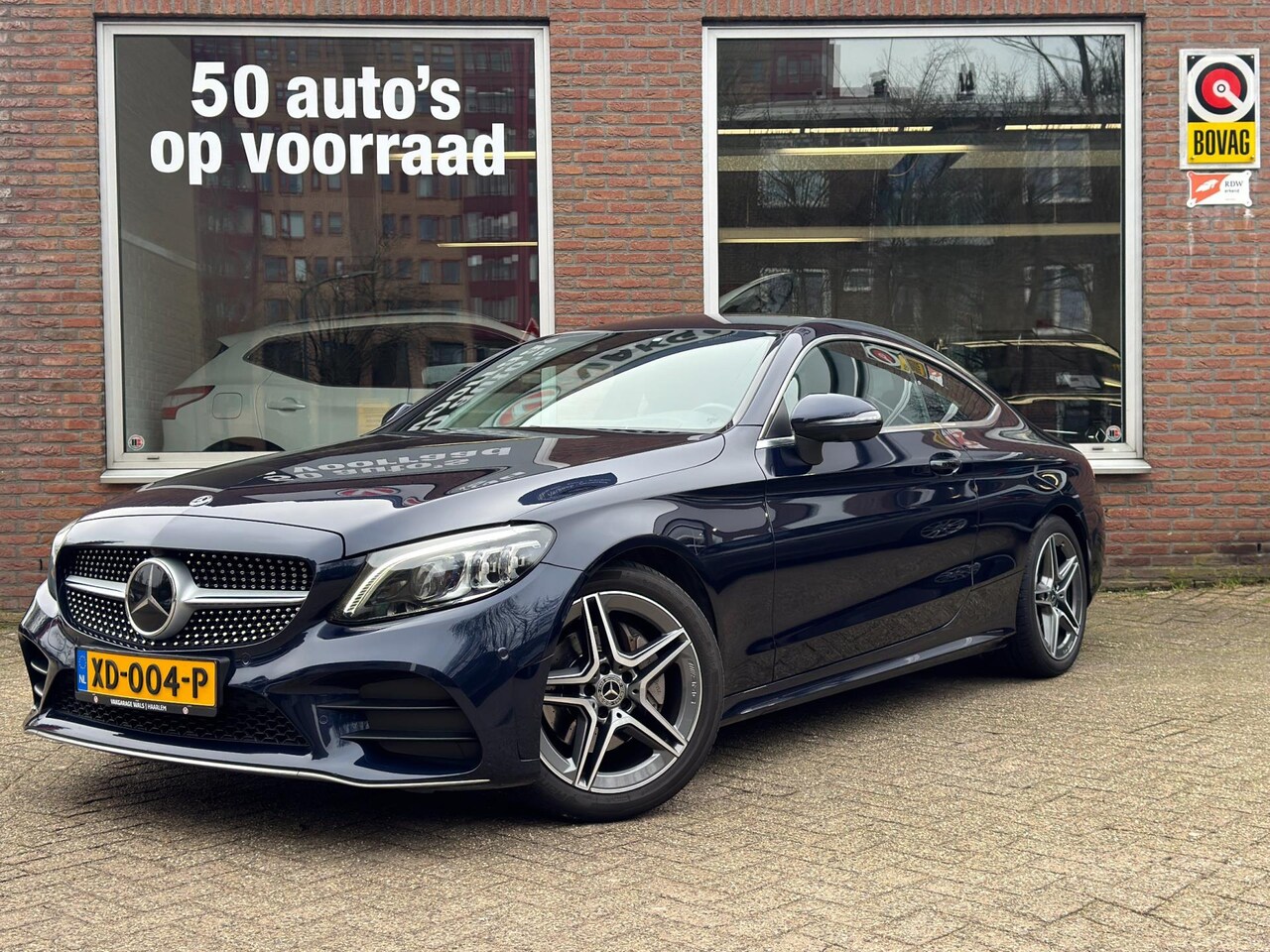 Mercedes-Benz C-klasse Coupé - AMG Line | Facelift | HUD | Navi | Camera 360 | Carplay| Advantage Pack | Sport Leer | Nap - AutoWereld.nl