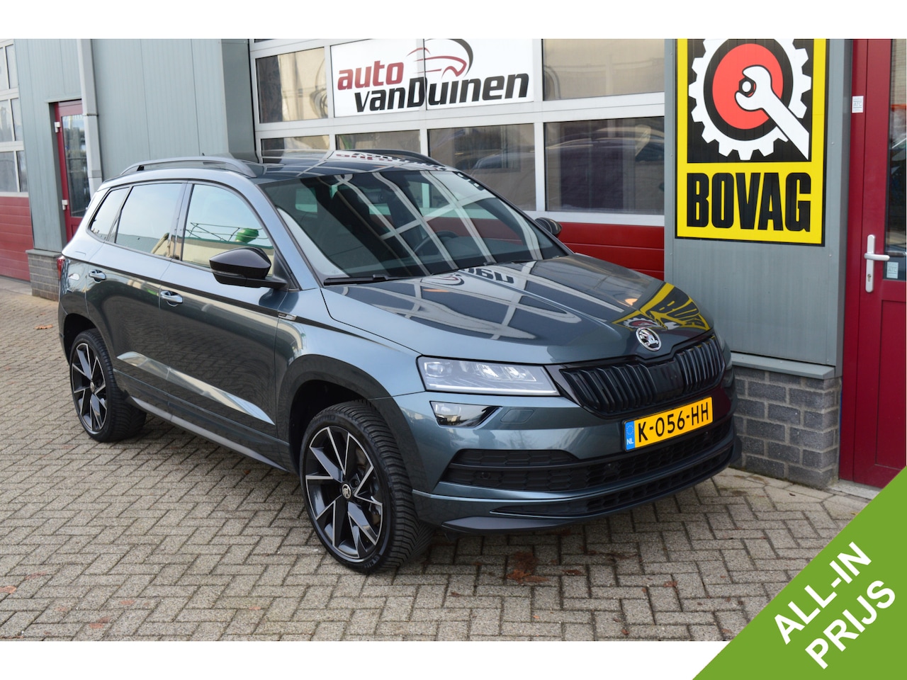Skoda Karoq - 1.5 TSI ACT Sportline Business O.a; Haak, Stoelverw, Cruise, Carplay, Pano, Etc. All-in pr - AutoWereld.nl