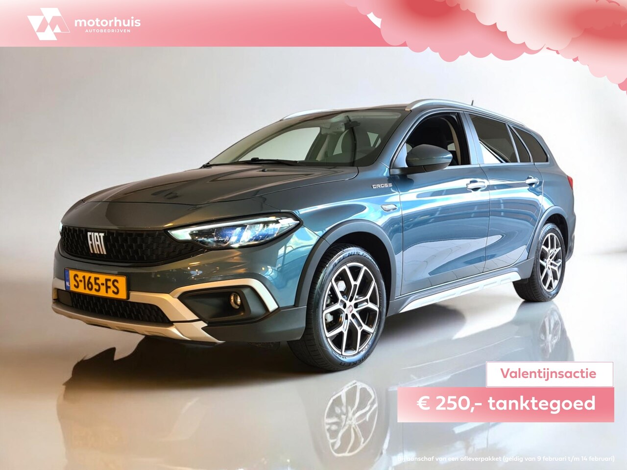 Fiat Tipo Stationwagon - 1.5 Hybrid 130 DCT-7 Cross NAVI CAMERA PDC LMV KEYLESS - AutoWereld.nl