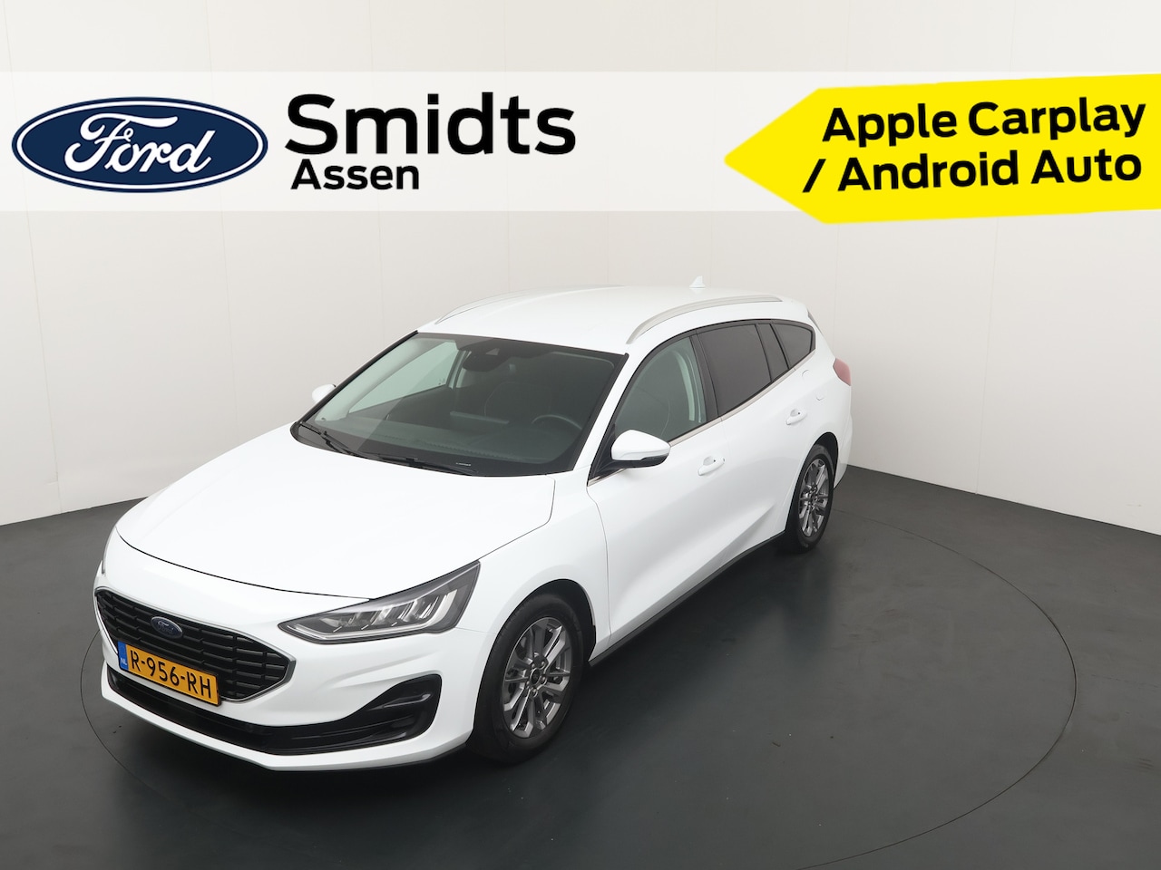 Ford Focus Wagon - EcoBoost Hybrid 125pk Titanium | Trekhaak | 100% dealer onderhouden | Cruise | SYNC 4 | Dr - AutoWereld.nl