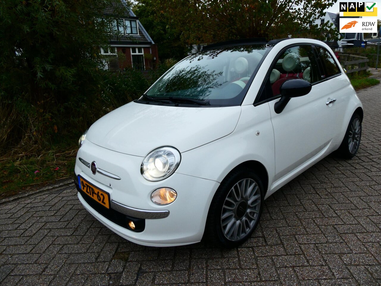 Fiat 500 C - 0.9 TwinAir Turbo Cult 80pk 114.000km. Leder Clima Historie - AutoWereld.nl