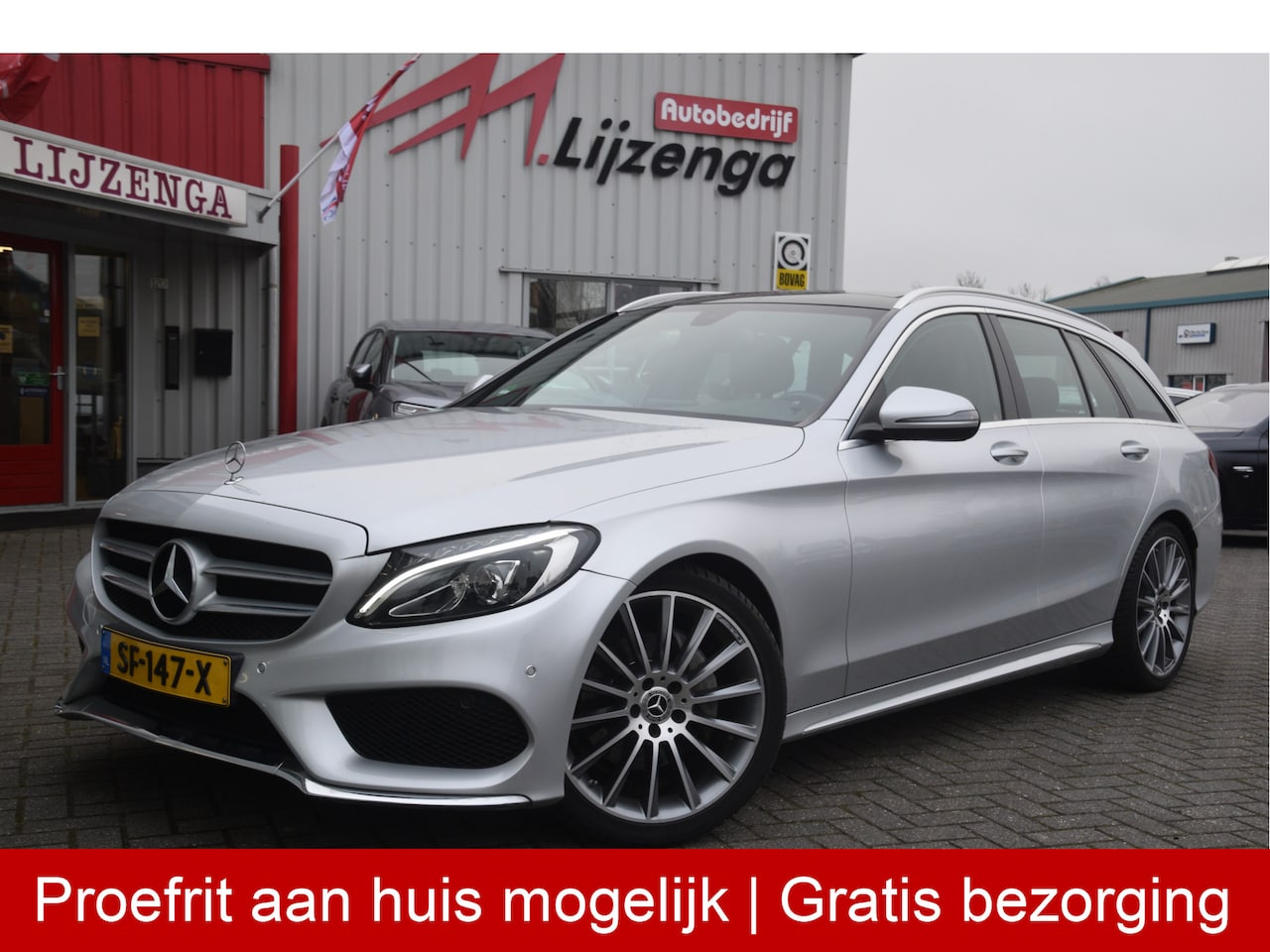 Mercedes-Benz C-klasse Estate - 200 Business Pano | LED | AMG | Sportonderstel | Camera | 19 inch - AutoWereld.nl