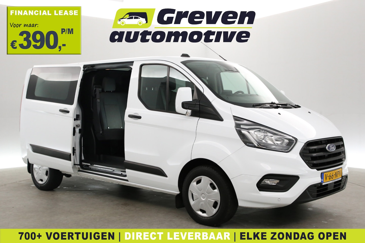 Ford Transit Custom - 2.0 TDCI L2H1 | DC | 6-Zits | Aut. | Adap. Cruise | Camera | Carplay | Trekh. | Stoelverw. - AutoWereld.nl