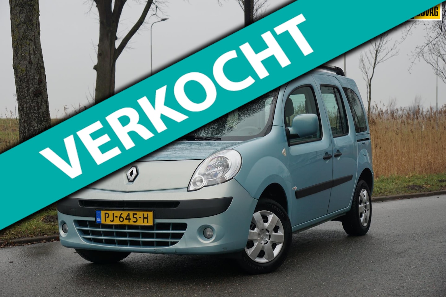 Renault Kangoo Family - 1.6-16V Expression Automaat - Blue Silver - Nav/Cruise/AC - Keurig - AutoWereld.nl