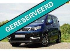 Peugeot Rifter - 1.2 Puretech 110pk Allure - Blue Nuit - Nav/Carplay/Cruise/Clima