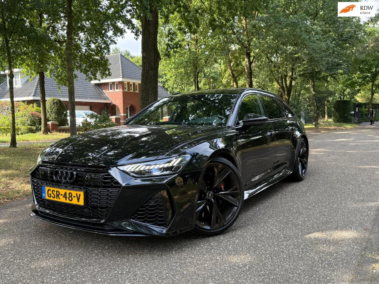 Audi RS6 - 4.0 V8 Quattro 600PK Pano Matrix B&O 4WST Black Optik - AutoWereld.nl