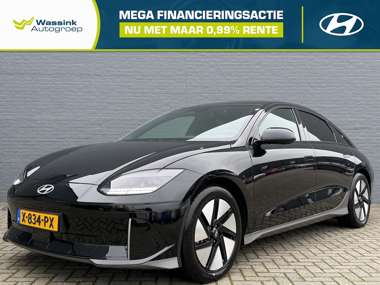 Hyundai IONIQ 6 - 77,4 kWh 229pk RWD Connect | Stoel & Stuurverwarming | Adaptive Cruise Control | Climate C - AutoWereld.nl