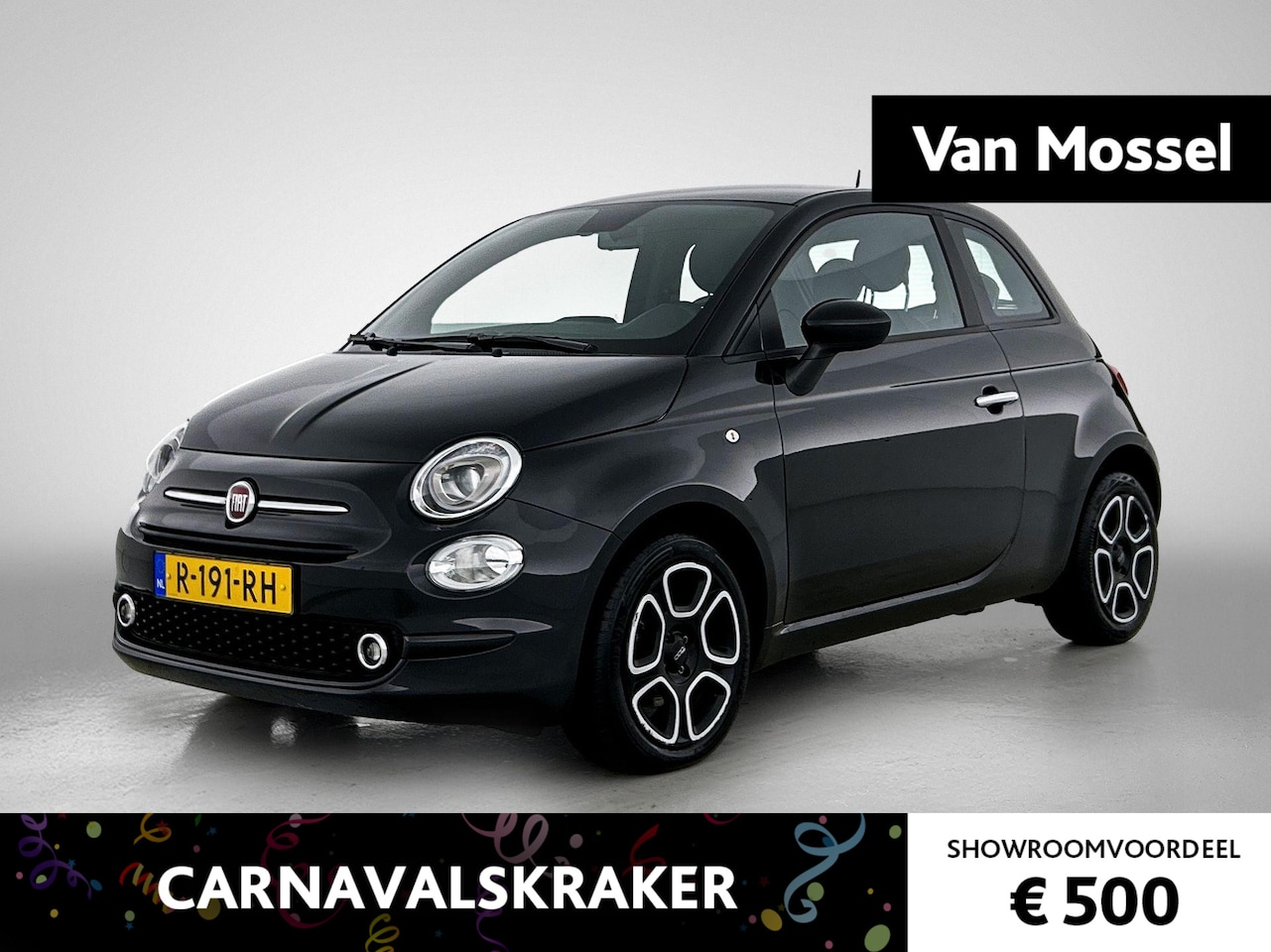 Fiat 500 - 1.0 Hybrid Club | Airco | Apple Carplay/Android Auto | Parkeersensoren - AutoWereld.nl