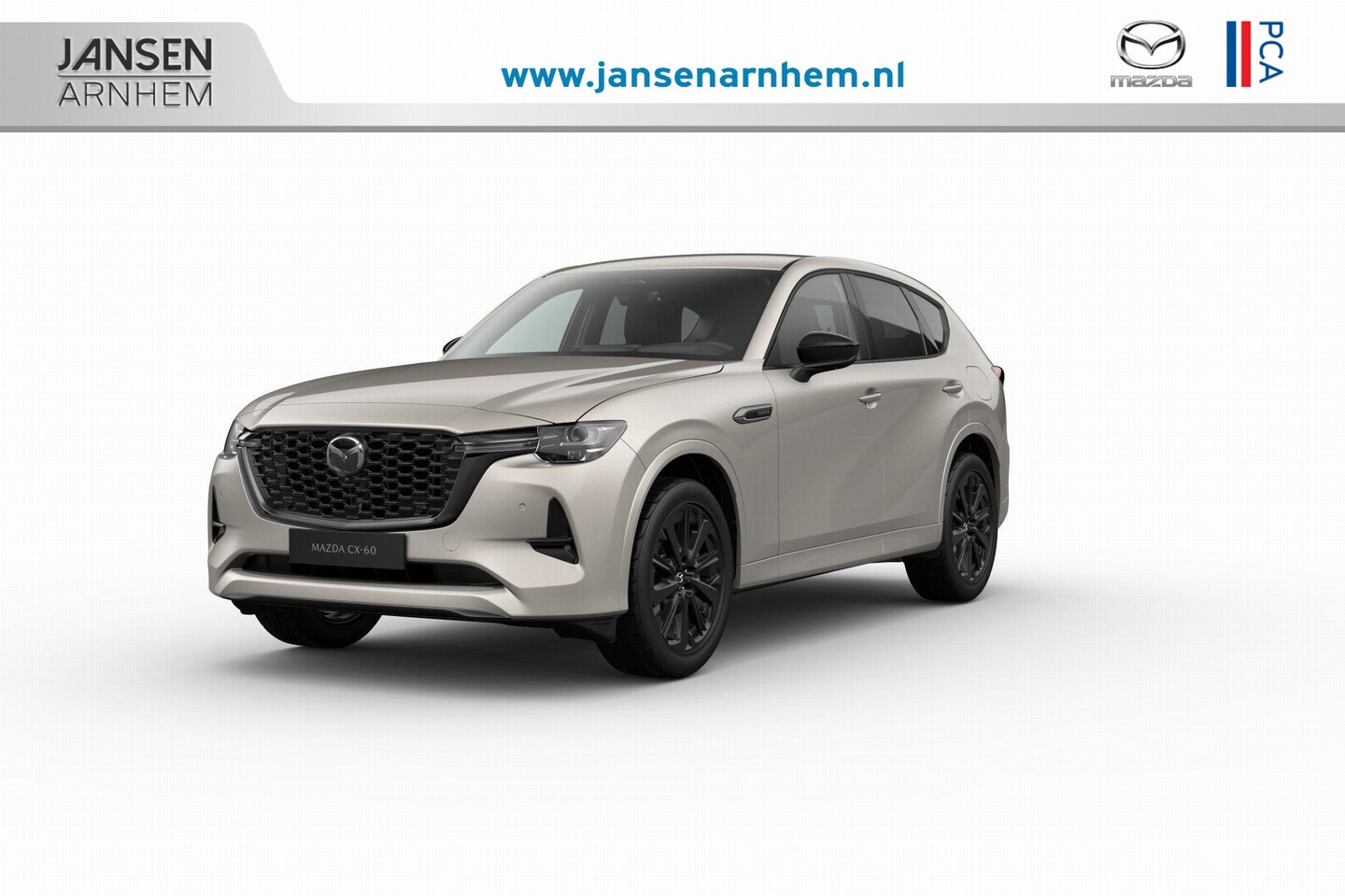 Mazda CX-60 - Homura Business Edition - Zwart Nappa Leder | 12,3-inch TFT-kleurendisplay met bediening v - AutoWereld.nl