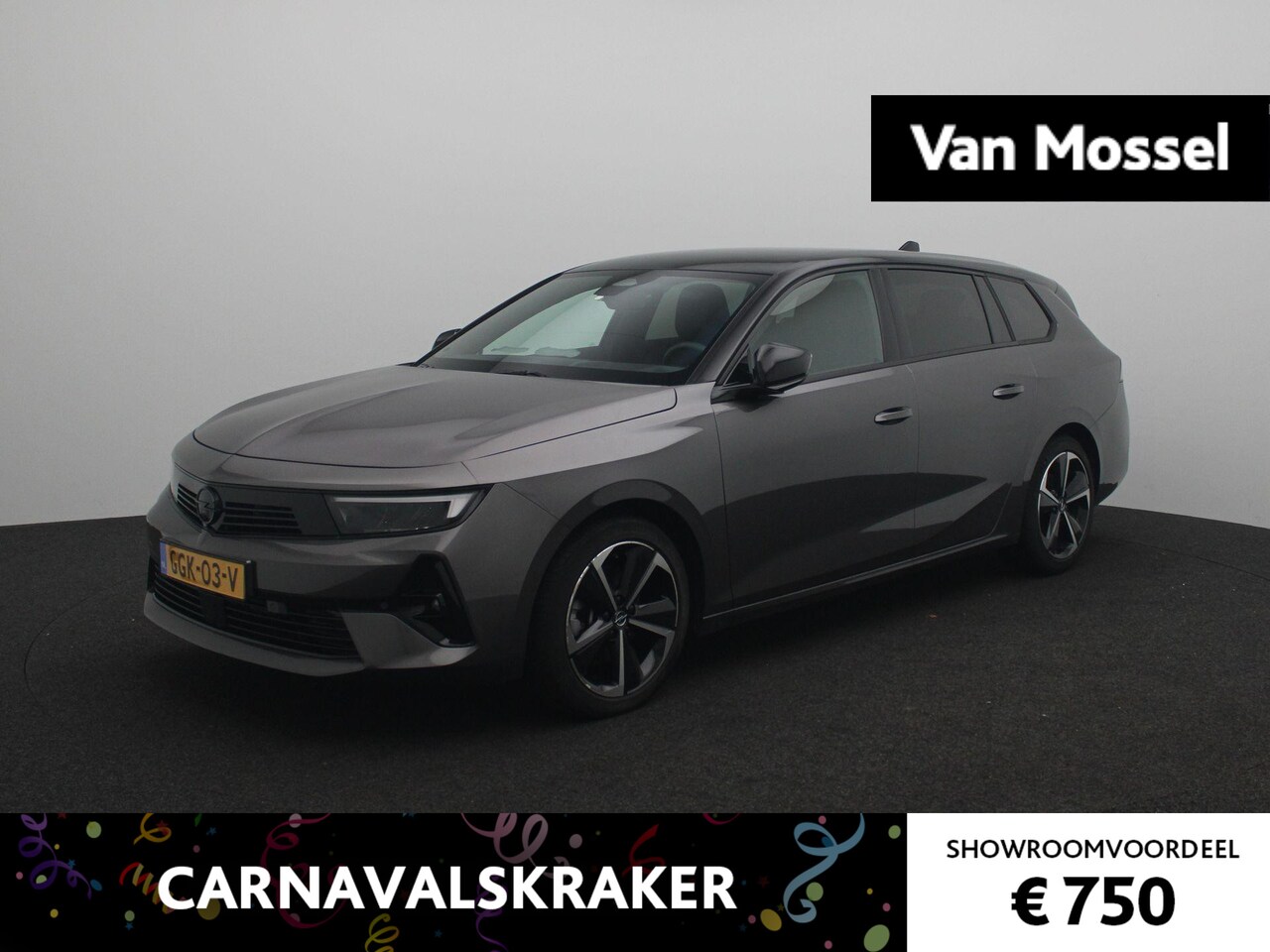 Opel Astra Sports Tourer - 1.2 Turbo Hybrid GS | Navigatie | Climate control | Apple Carplay/Android Auto - AutoWereld.nl