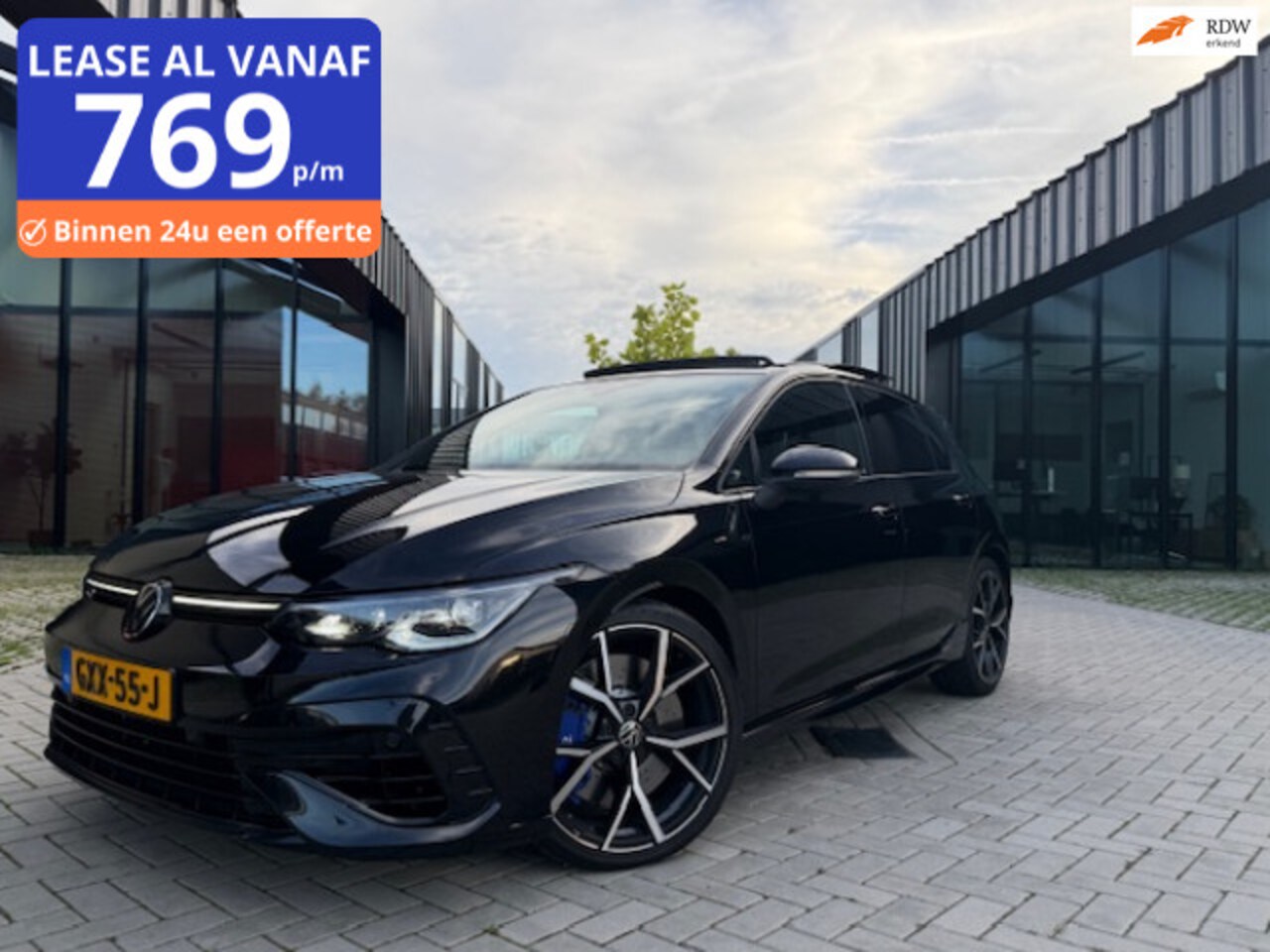 Volkswagen Golf - 2.0 TSI R 4Motion 333PK! Akra Pano Clima Leer HUD BOMVOL! - AutoWereld.nl