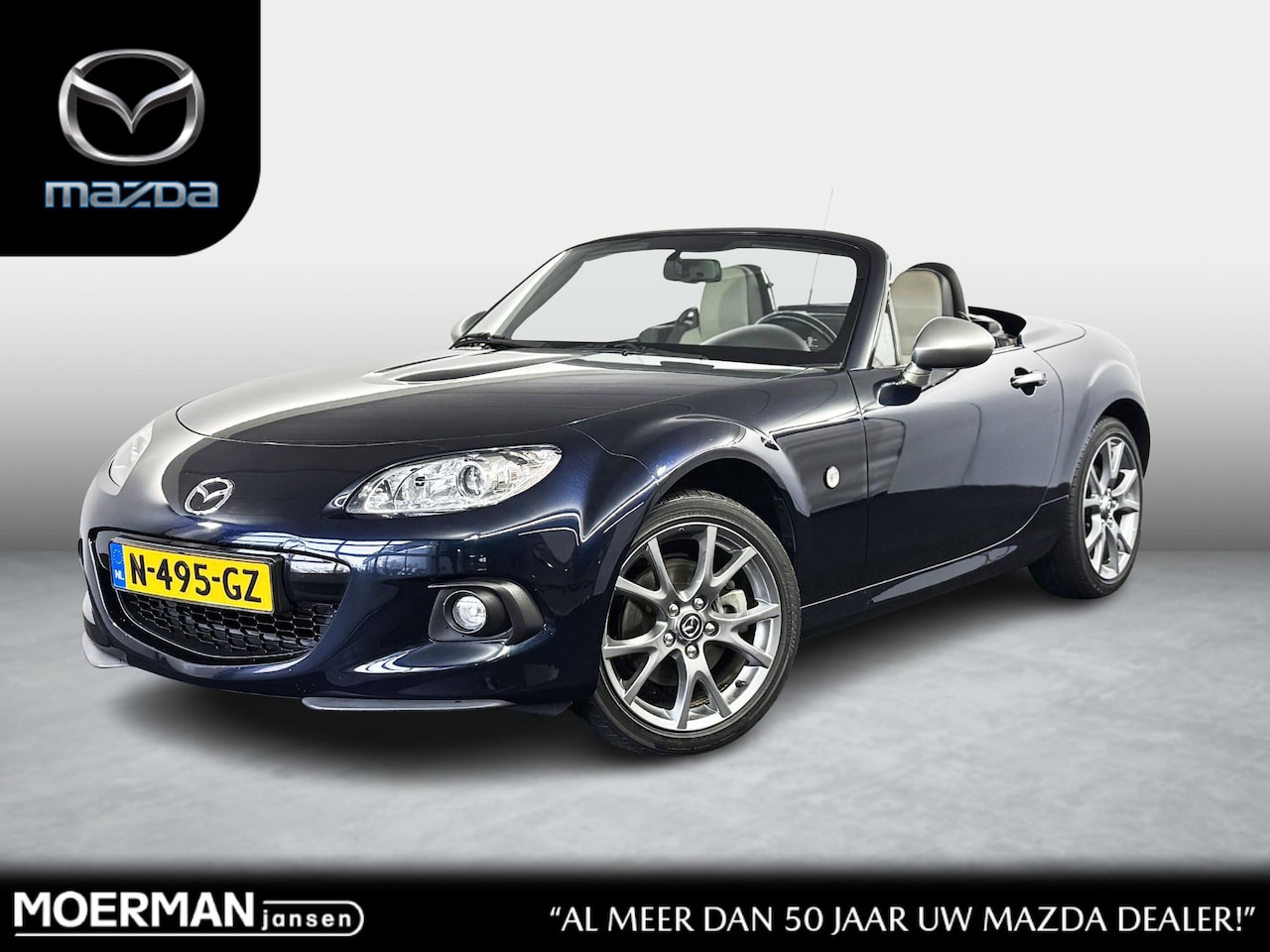 Mazda MX-5 Roadster Coupé - 1.8 Hanabi / Electr. Hardtop / Leder / Navigatie - AutoWereld.nl