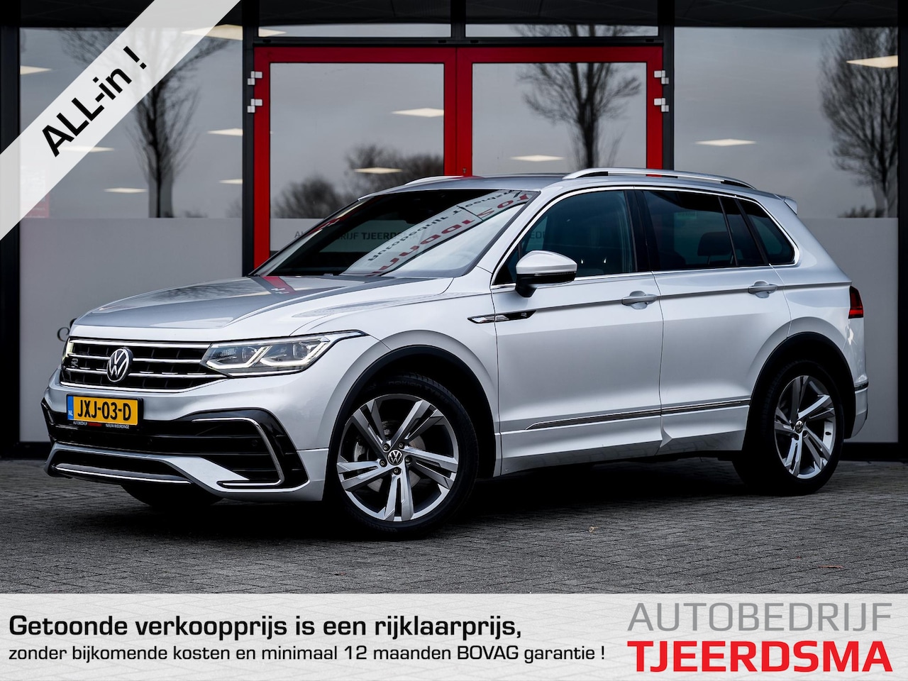 Volkswagen Tiguan - 1.5 TSI R-Line Business+ | IQ Light | Navigatie | Camera | Matrix LED | Adaptieve Cruise C - AutoWereld.nl