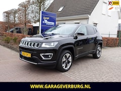 Jeep Compass - 1.4 MultiAir Limited 4x4/170 Pk/Automaat (Camera, Cruise, Trekhaak, PDC, Stoel+Stuurverwar