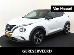 Nissan Juke - 1.0 DIG-T Tekna Leder alcantara | Navigatie | LM velgen | Parkeercamera