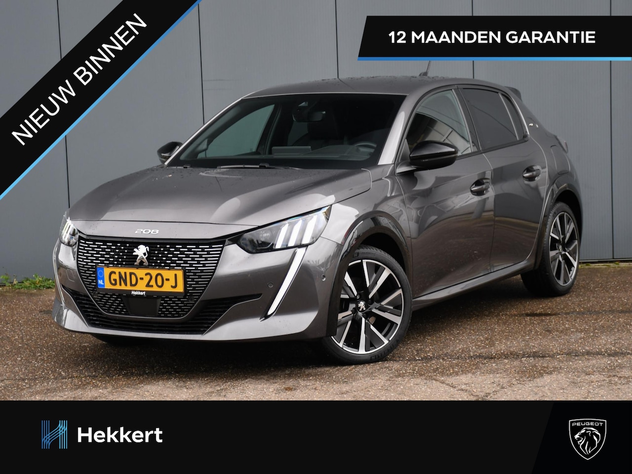 Peugeot 208 - GT 1.2 PureTech 100pk Automaat DODE HOEK | 17''LM | CRUISE.C | DAB | PDC + CAM. | APPLE-CA - AutoWereld.nl