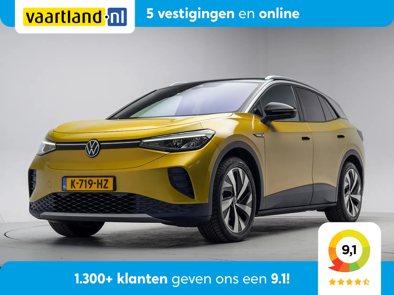 Volkswagen ID.4 - First 77 kWh 3-Fase [ Adapt.cruise Camera Stoelverwarming ] - AutoWereld.nl