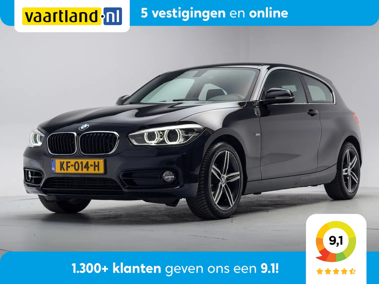 BMW 1-serie - 118i High Executive Sport Aut. [ Leder Stoelverwarming Navi prof. ] - AutoWereld.nl